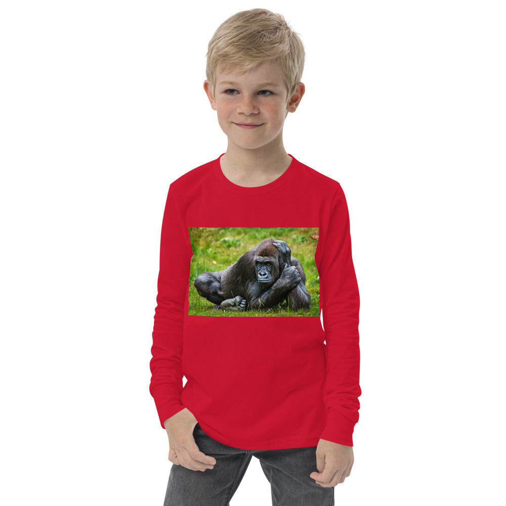 Premium Soft Long Sleeve - Gorilla in the Grass