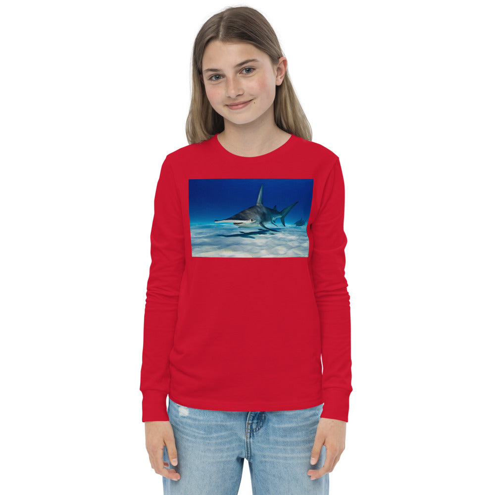 Premium Soft Long Sleeve - Swimming with Hammerheads