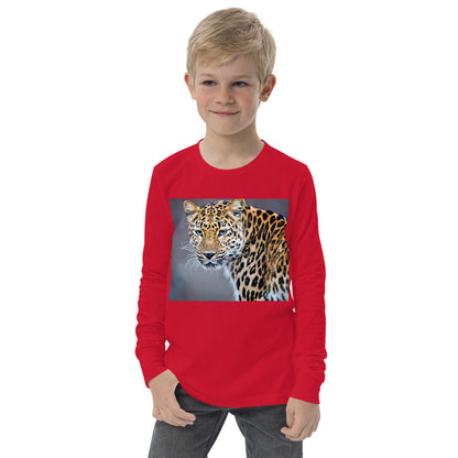 Premium Soft Long Sleeve - Blue Eyed Leopard