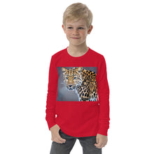 Load image into Gallery viewer, Premium Soft Long Sleeve - Blue Eyed Leopard
