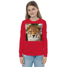 Load image into Gallery viewer, Premium Soft Long Sleeve - Cheetah Stare
