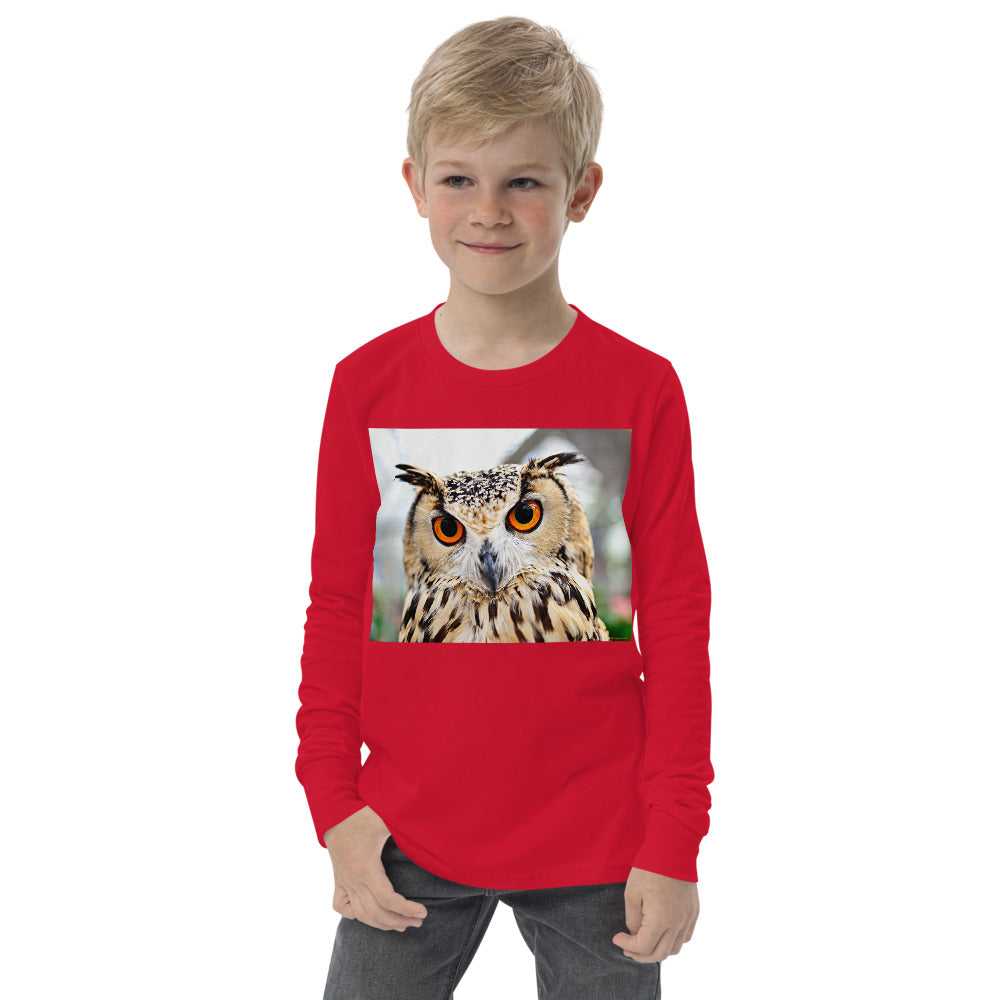 Premium Soft Long Sleeve - FRONT & BACK: Owls