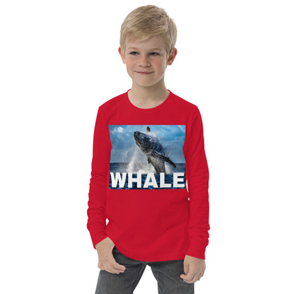 Premium Soft Long Sleeve - Humpback Whale Playing