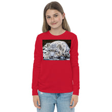 Load image into Gallery viewer, Premium Soft Long Sleeve - Snow Leopard
