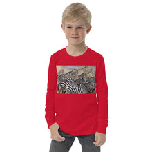 Load image into Gallery viewer, Premium Long Sleeve - FRONT Print: Zebra Stripes
