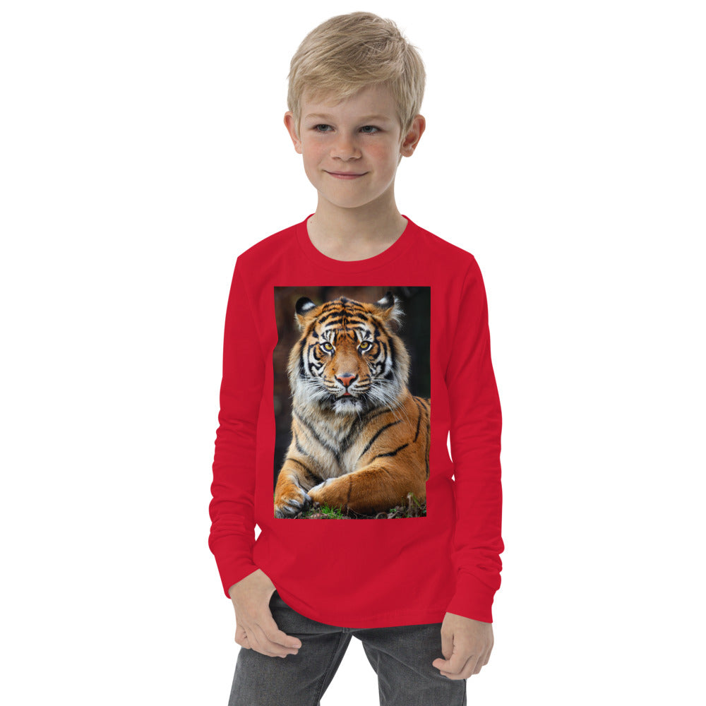 Premium Soft Long Sleeve - FRONT Only: Big Tiger