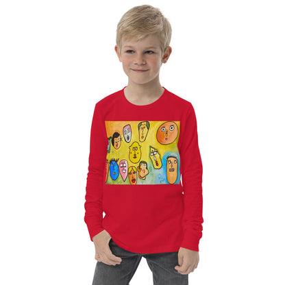 Premium Soft Long Sleeve - Funny Faces