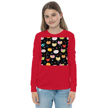 Load image into Gallery viewer, Premium Soft Long Sleeve - Cat Faces
