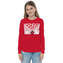 Load image into Gallery viewer, Premium Soft Long Sleeve - Pink Cat Love
