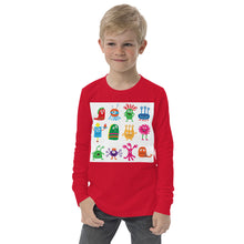Load image into Gallery viewer, Premium Soft Long Sleeve - Funny Space Monsters
