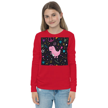 Pink Dino. Peace Out!