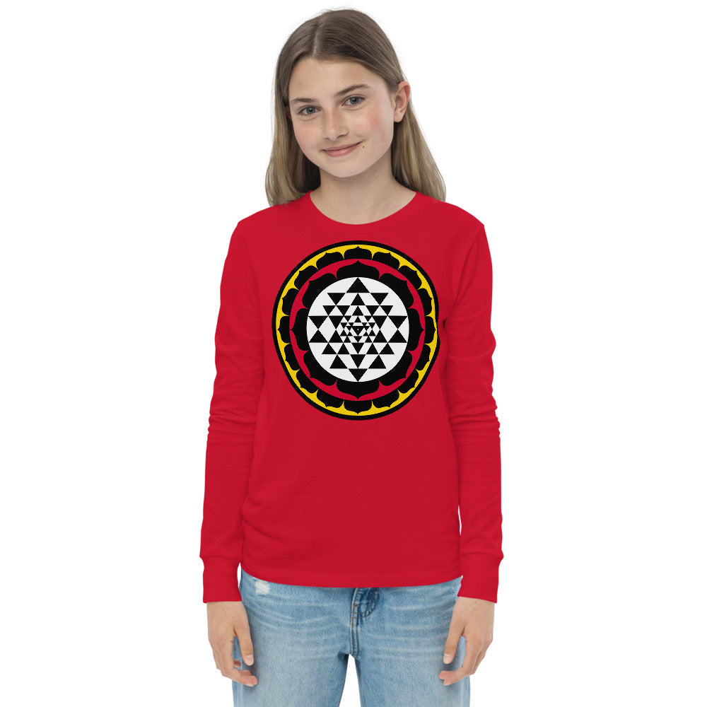 Premium Soft Long Sleeve - Lotus Sri Yantra
