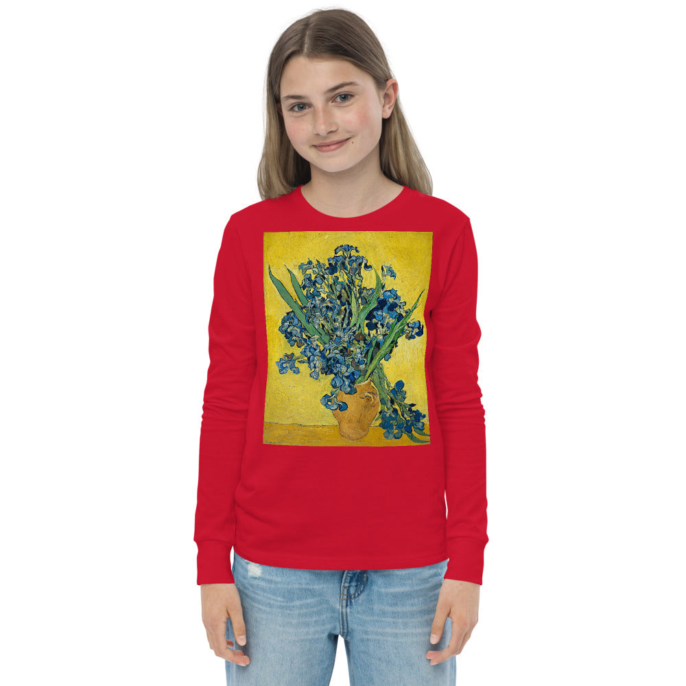Premium Soft Long Sleeve - van Gogh: Irises in a Vase
