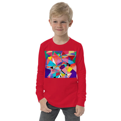 Premium Soft Long Sleeve - Abstract Triangles