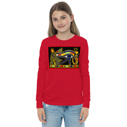 Premium Long Sleeve - Original Eye of Horus Papyrus: Color Restoration