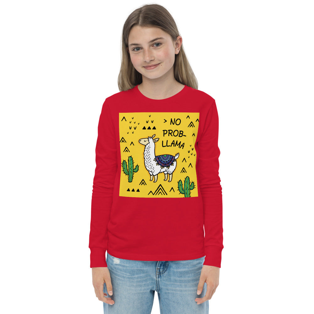 Premium Long Sleeve - NO PROB-LLAMA