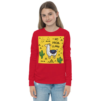 Premium Long Sleeve - NO PROB-LLAMA