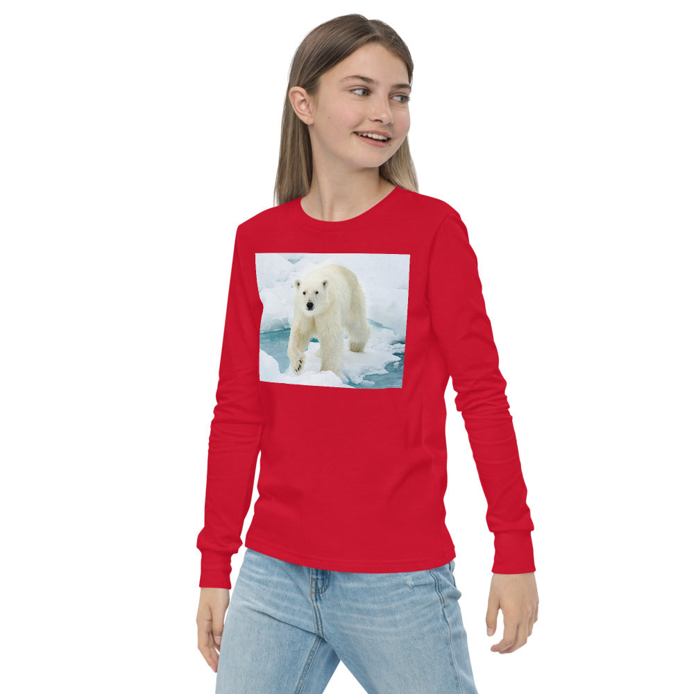 Premium Soft Long Sleeve - Polar Bear on Ice