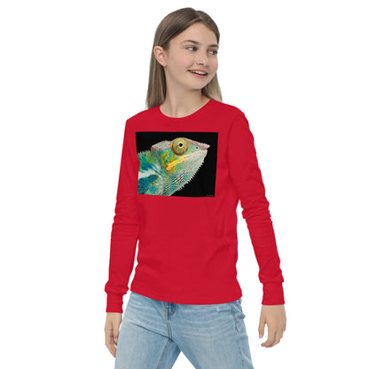 Premium Soft Long Sleeve - Chameleon Close Up