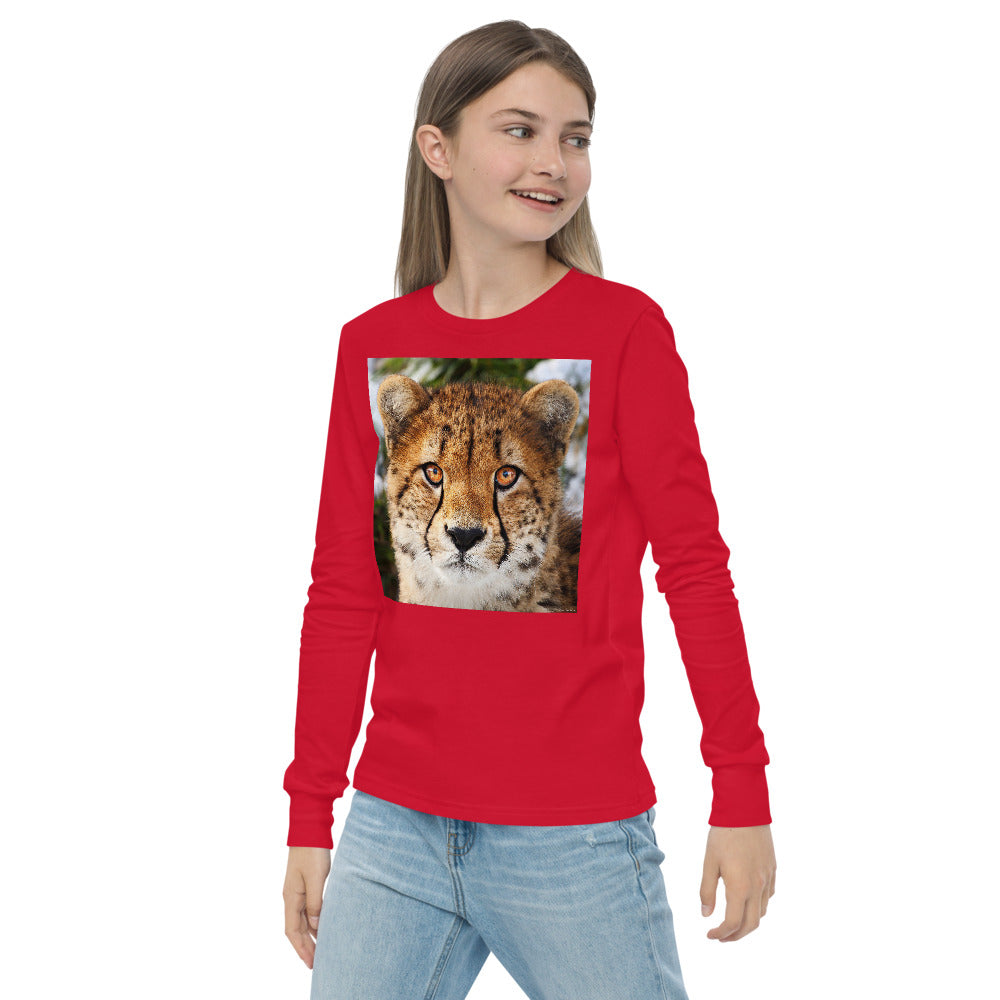 Premium Soft Long Sleeve - Cheetah Stare