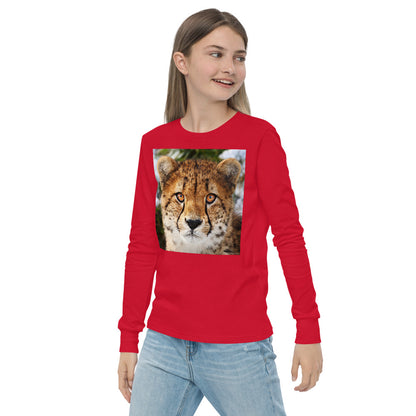 Premium Soft Long Sleeve - Cheetah Stare