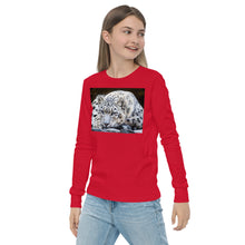 Load image into Gallery viewer, Premium Soft Long Sleeve - Snow Leopard
