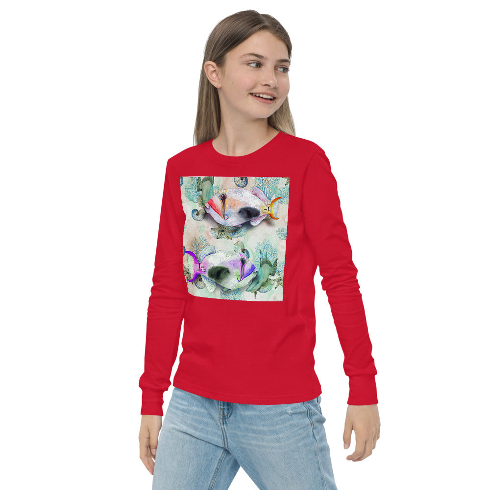 Premium Soft Long Sleeve - Painted Fish