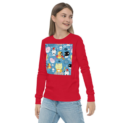 Premium Soft Long Sleeve - Happy Cats