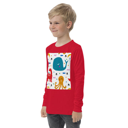 Premium Soft Long Sleeve - An Octopus, a Dino & a Whale...