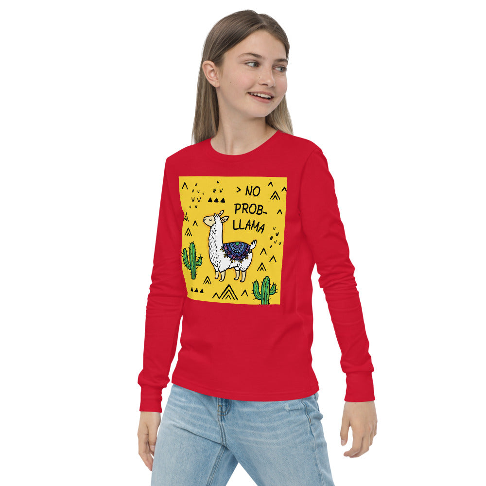 Premium Long Sleeve - NO PROB-LLAMA