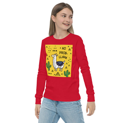 Premium Long Sleeve - NO PROB-LLAMA