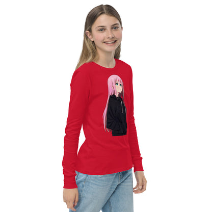 Premium Soft Long Sleeve - Pink Haired Anime Girl