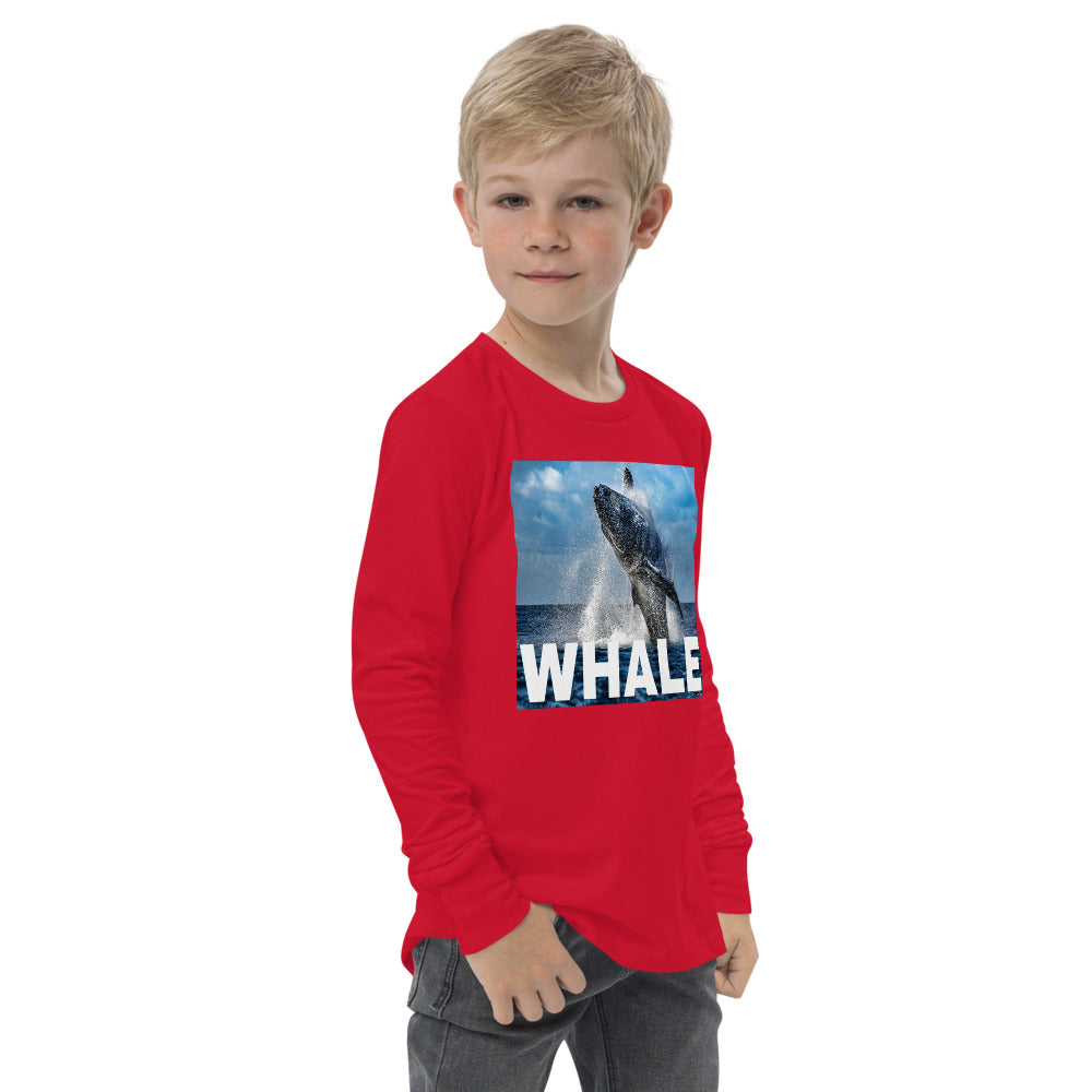 Premium Soft Long Sleeve - Humpback Whale Playing
