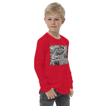 Load image into Gallery viewer, Premium Soft Long Sleeve - Sharp Dressed Zebra
