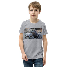 Load image into Gallery viewer, Premium Soft Crew Neck - Galapagos Blue Marine Iguana
