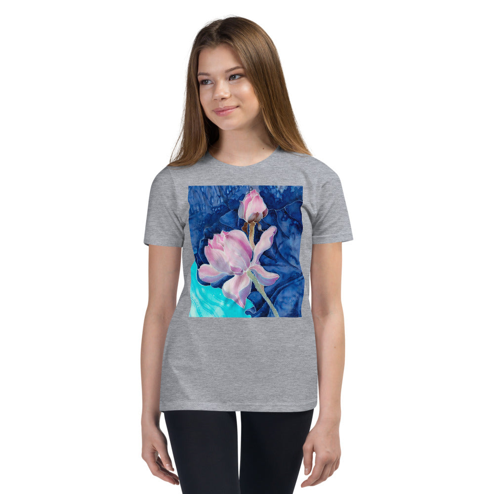 Premium Soft Crew Neck - Pink Flower