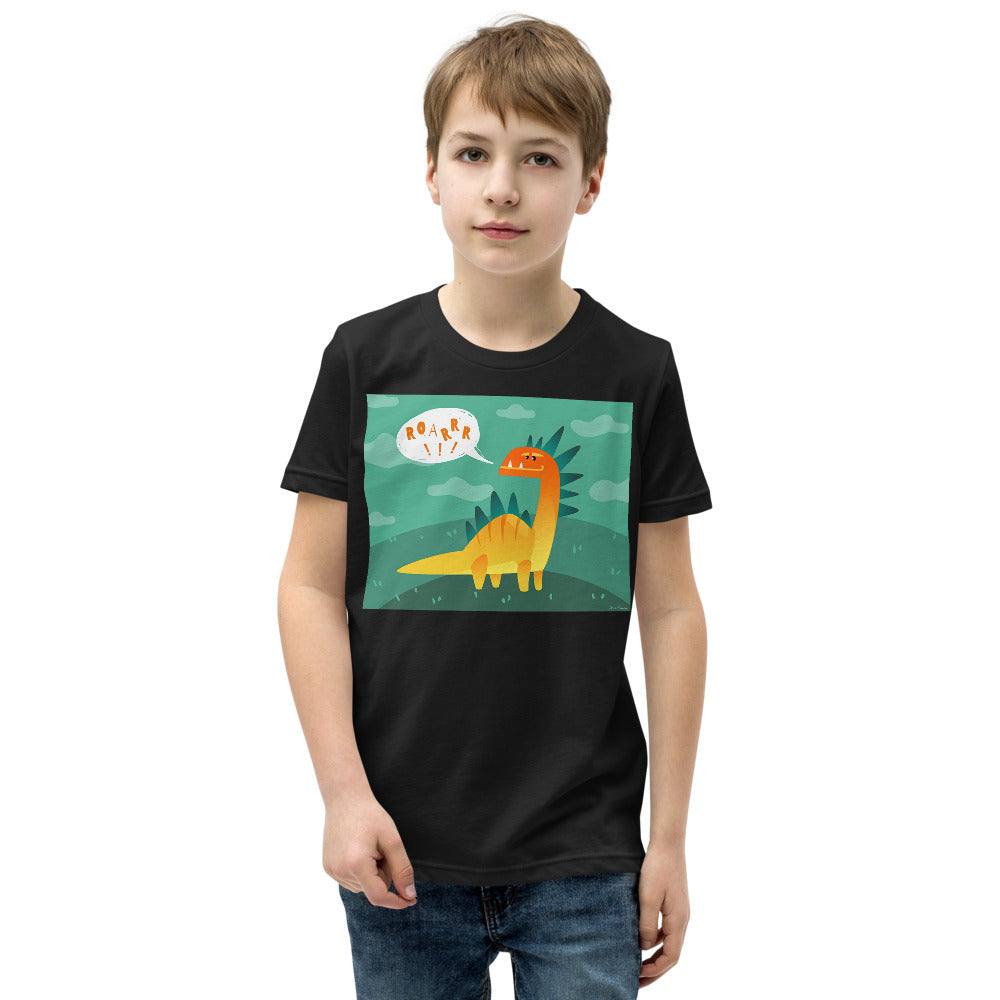 Premium Soft Crew Neck - Dino Roar! - Ronz-Design-Unique-Apparel