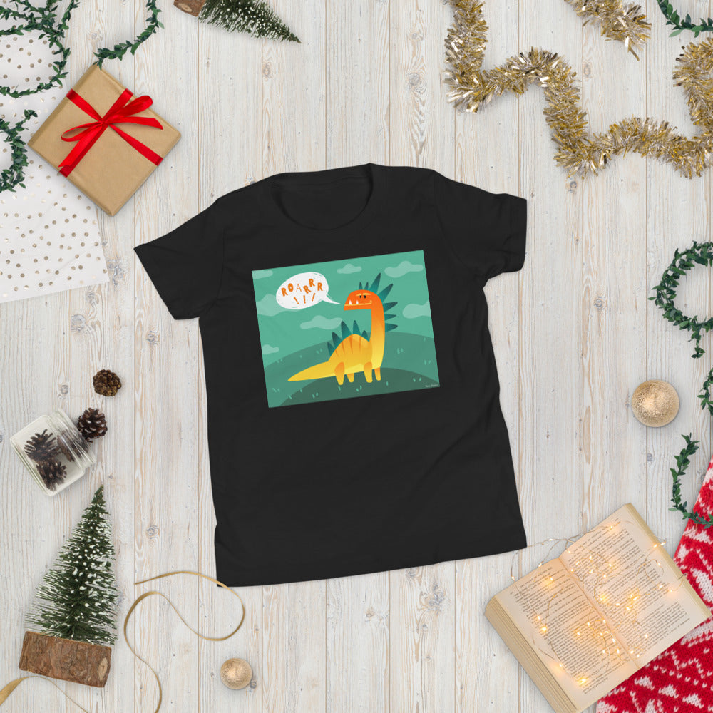Premium Soft Crew Neck - Dino Roar! - Ronz-Design-Unique-Apparel