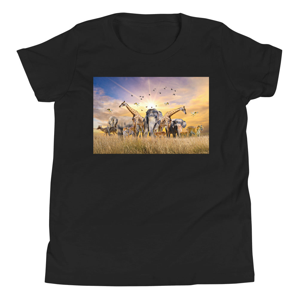 Premium Soft Crew Neck - Animal Montage #3 - Ronz-Design-Unique-Apparel