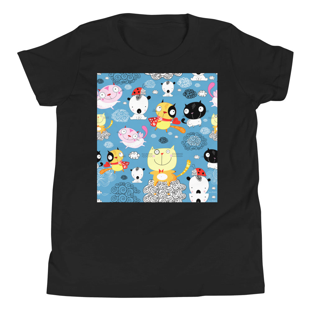 Premium Soft Crew Neck - Cats in the Clouds - Ronz-Design-Unique-Apparel