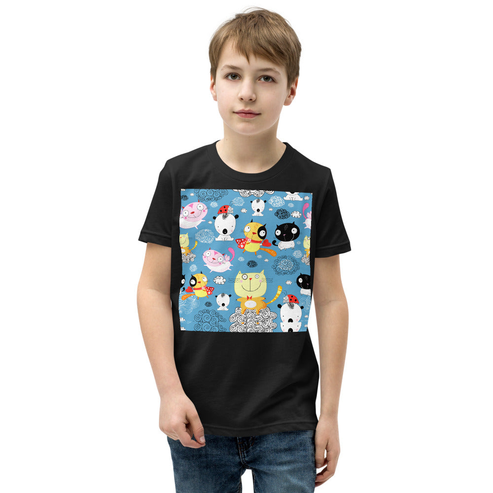 Premium Soft Crew Neck - Cats in the Clouds - Ronz-Design-Unique-Apparel