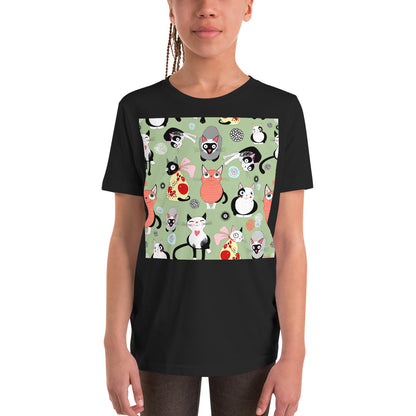 Premium Soft Crew Neck - Happy Cats - Ronz-Design-Unique-Apparel