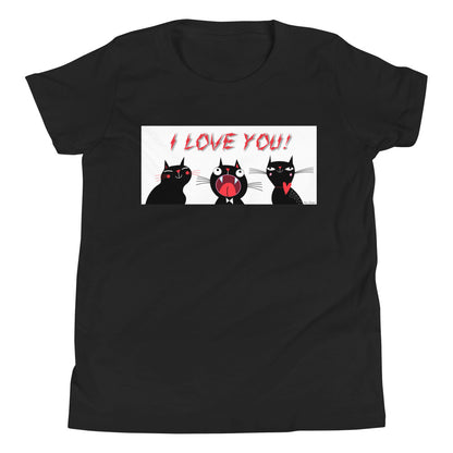 Premium Soft Crew Neck - I Love You Cats - Ronz-Design-Unique-Apparel