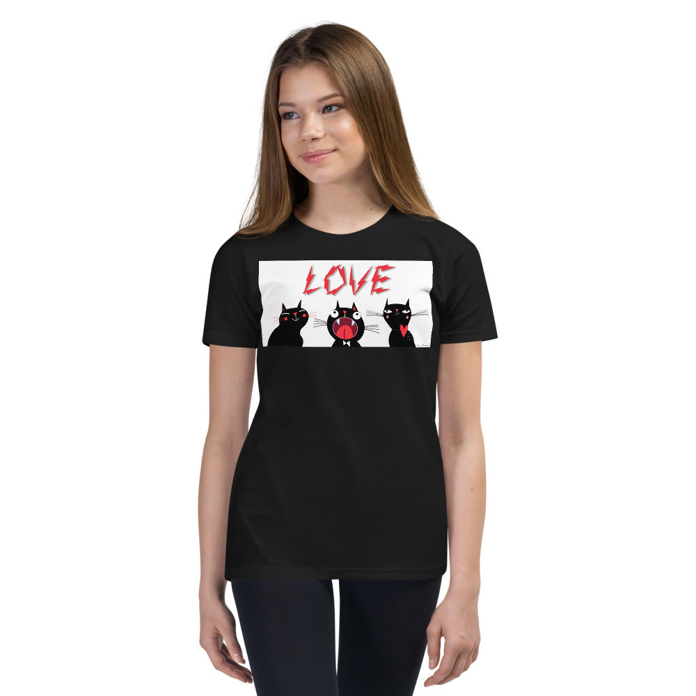 Premium Soft Crew Neck - Love Cats - Ronz-Design-Unique-Apparel