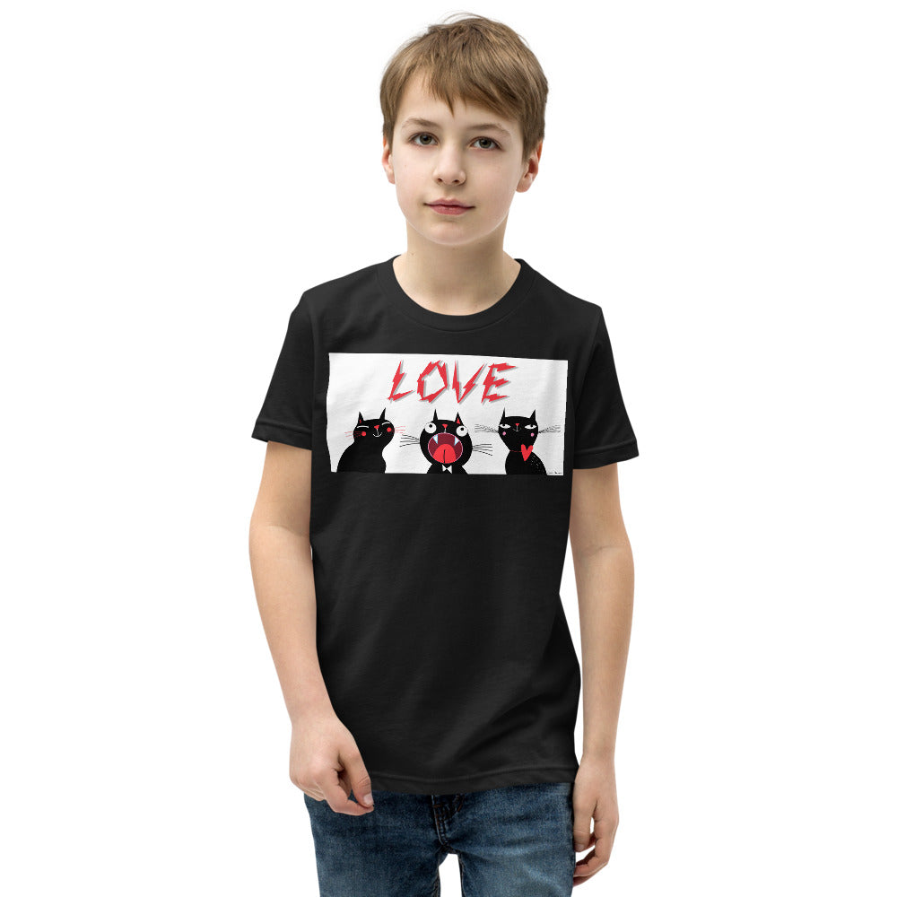 Premium Soft Crew Neck - Love Cats - Ronz-Design-Unique-Apparel