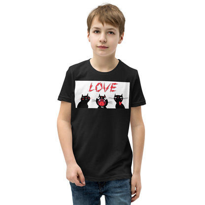 Premium Soft Crew Neck - Love Cats - Ronz-Design-Unique-Apparel