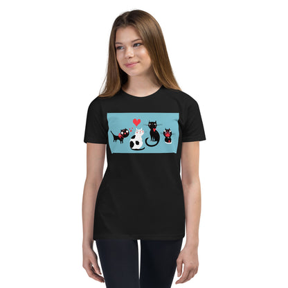 Premium Soft Crew Neck - Love Cats - Ronz-Design-Unique-Apparel
