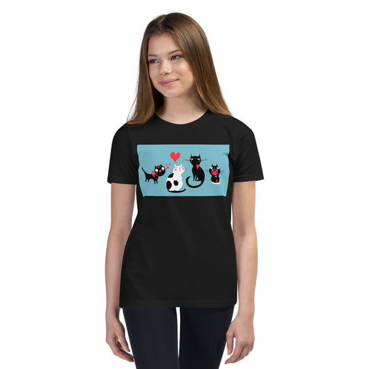 Premium Soft Crew Neck - Love Cats - Ronz-Design-Unique-Apparel