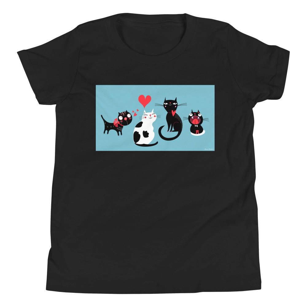 Premium Soft Crew Neck - Love Cats - Ronz-Design-Unique-Apparel