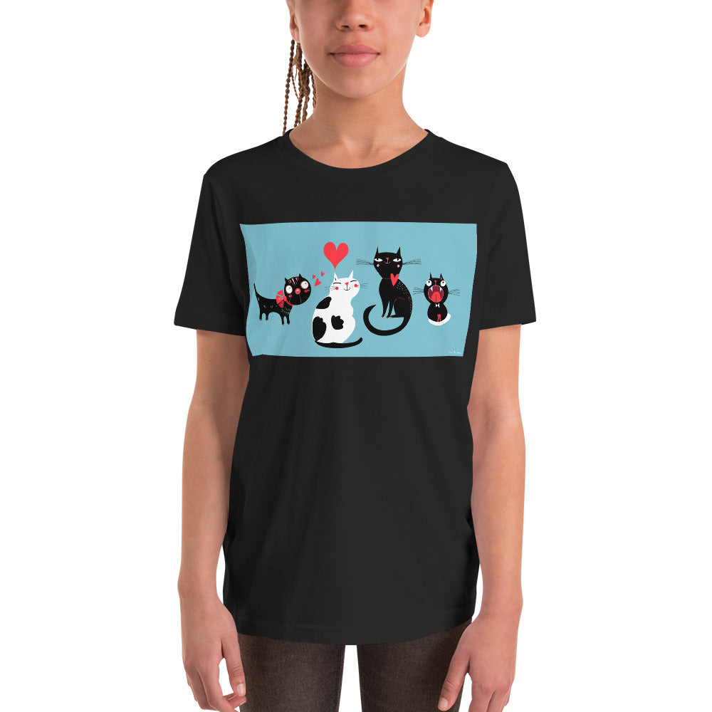 Premium Soft Crew Neck - Love Cats - Ronz-Design-Unique-Apparel